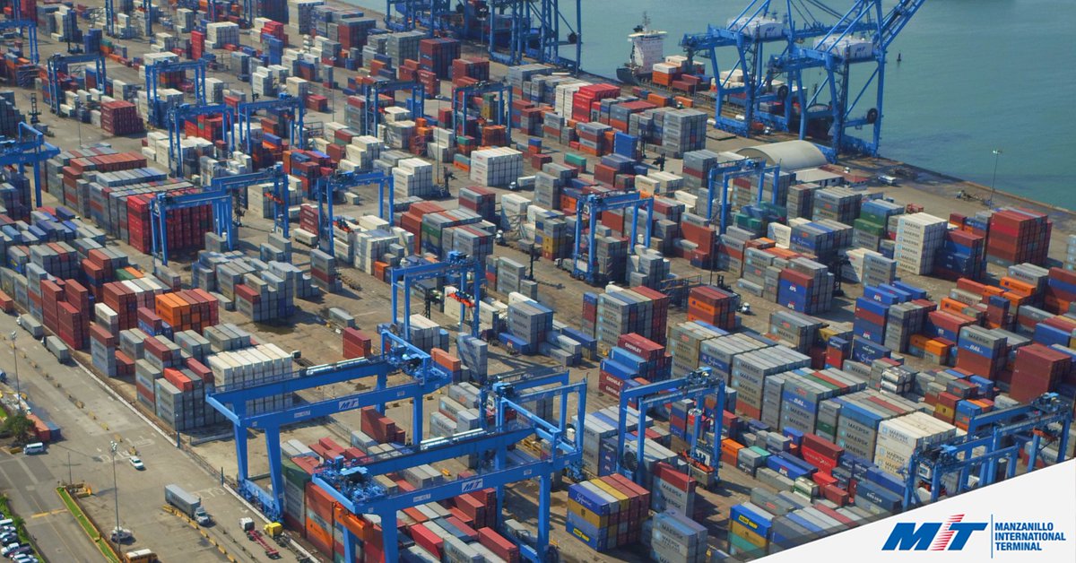 SSAMarineMIT's tweet photo. En MIT recibimos más de 800,000 contenedores de 40’ al año. Si los alineamos en fila llegaría de Los Ángeles hasta Tokio (9,600Kms) #DatoMIT #Panamá #MITPanama #Colón #C3 #TerminalMIT #TerminalManzanillo #MITPTY https://t.co/B61YVeb6KB
