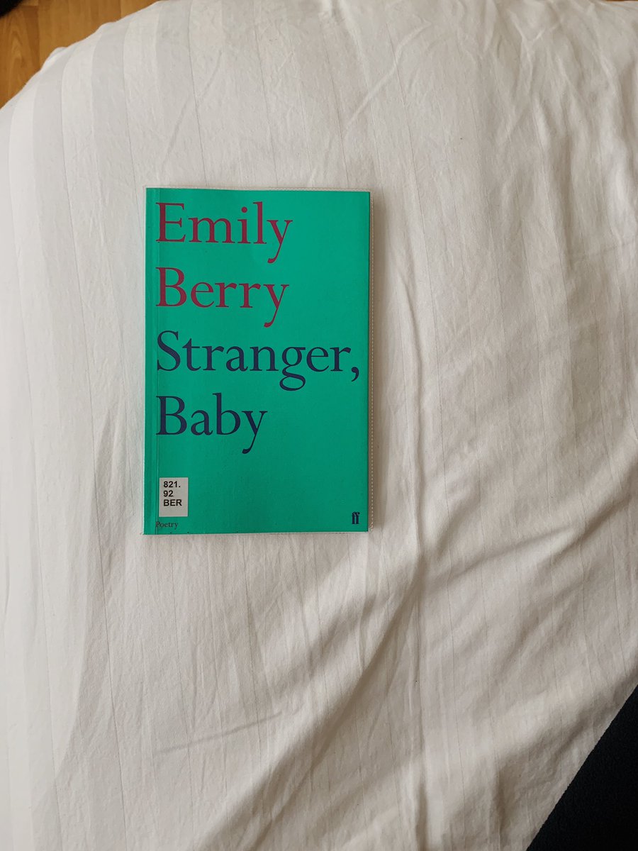 5. Stranger, Baby by Emily Berry. In a bid to attempt to read more poetry this year I checked this one out of the library. I feel ill qualified to properly rate this one as I don’t read much poetry, but I enjoyed it and it left me wanting to try more collections.