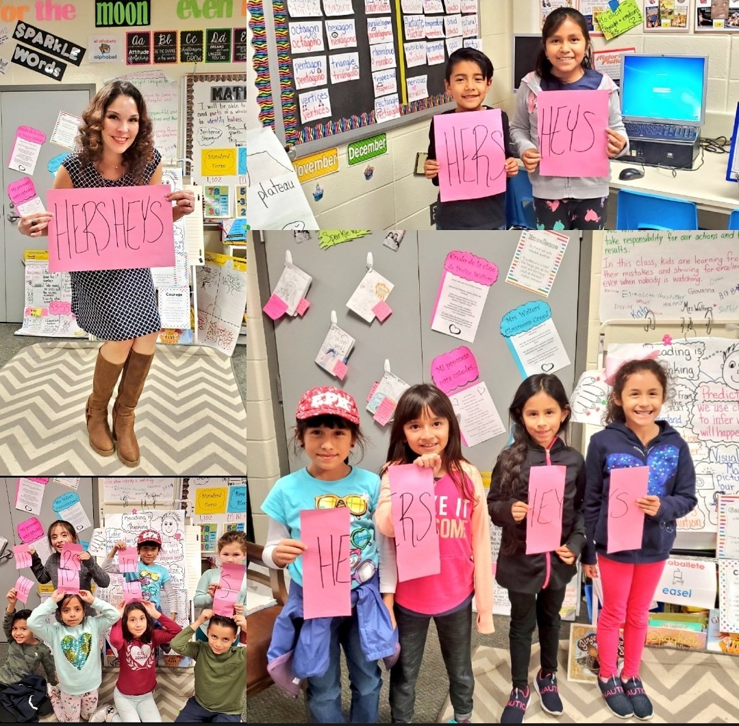 walters3000's tweet image. 😀More equal parts means smaller pieces. We really understood when we had to split the Hershey&apos;s!🤣 #KleinMath