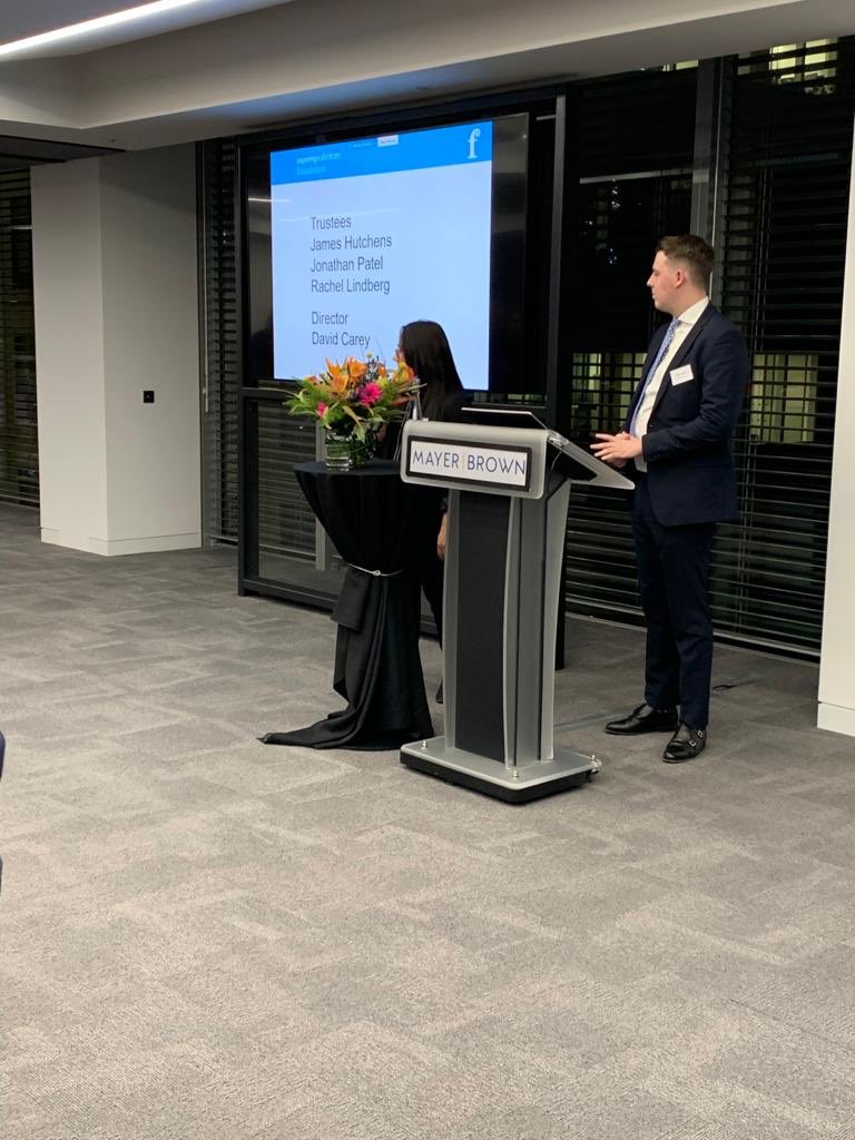 Incredible turn out at tonight’s launch of The AS Foundation. Proud that @Mayer_Brown_UK were the first founder member of such a fantastic #charity and that we were able to host such a great event. #socialmobility #diversity #inclusion #supportingtalent