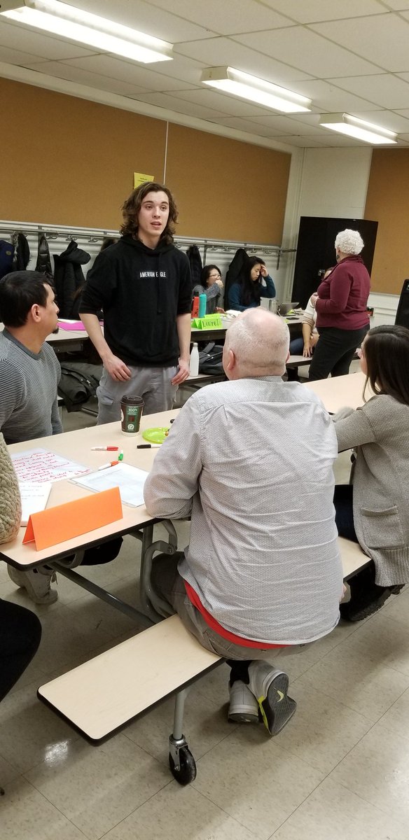 JantziLaurie's tweet photo. What is Shared Leadership? Thank you parent/consultant Jo-Anne and her son Harry for joining our Spec Ed AQ class @ASPS_TDSB! We learned a lot from you both on how to support students with hearing impairments. Thanks to all for a great community circle/resource share! @YorkUedPL https://t.co/mA5iZjKleW