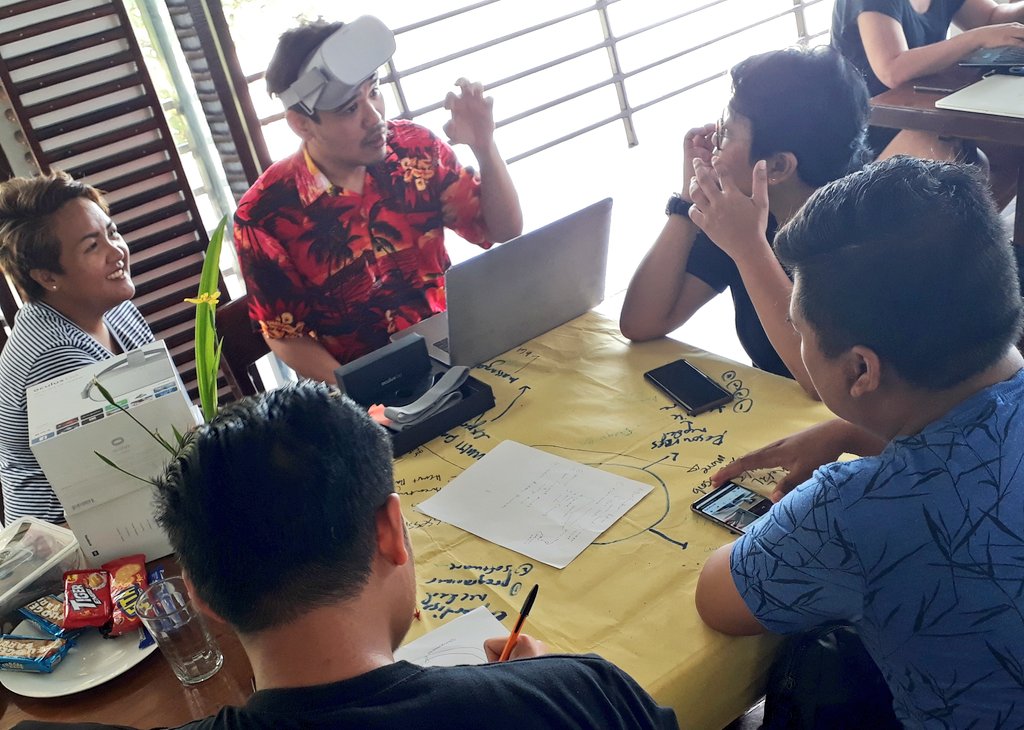 Designing #CappSoul - regenerative, multi-sensorial experience for recharging your compassion abilities. @bobfigz is adding landscapes. Stay tuned!#comassionfatigue #ColLaboratoire20 <a href="/CogNovians/">CogNovians</a> <a href="/PlymUni/">University of Plymouth</a> @UPOpenU