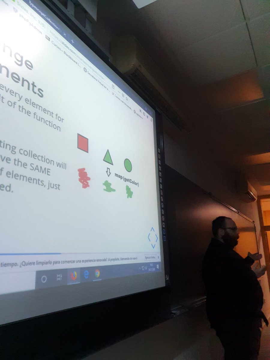 JoshiRaez's tweet photo. Today was my new talk at @etsii about collection and stream operators in TS, a followup to an earlier workshop. Thank you everyone for coming and I hope you all had a great time!
https://t.co/Grnl9cqyso
https://t.co/gsFkLAtn3Q
#svqtech #svqdev @SVQTypeScript #speaker #reactive https://t.co/tzAaJpHTbk