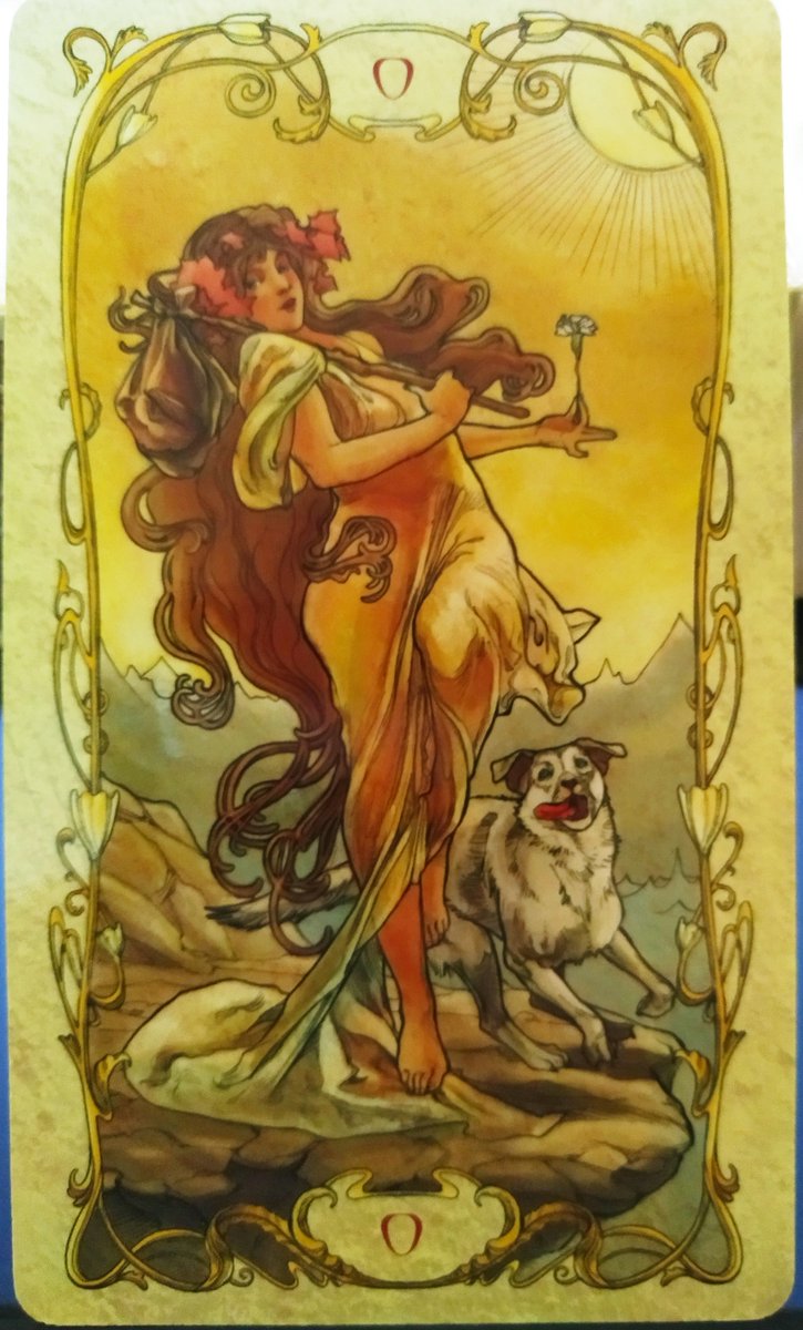 Amphorae's tweet photo. @Greatest_Witch #TarotMucha #TheFool https://t.co/p6ktSLsYae