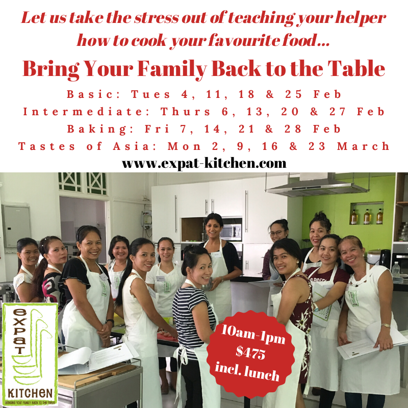 Expat_Kitchen's tweet image. Kitchen confidential that will empower your helper. #helpercooking #maidcooking #cookingcourses #bakingcourses #cookingschoolsg #expatkitchensg