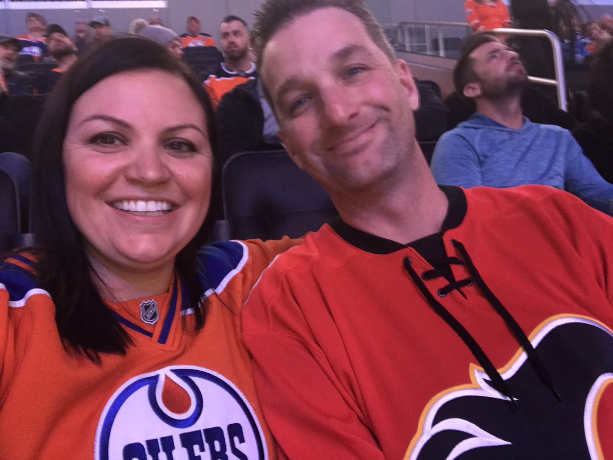 Suck it flamers!!!!! #letsgooilers #mixedmarriage