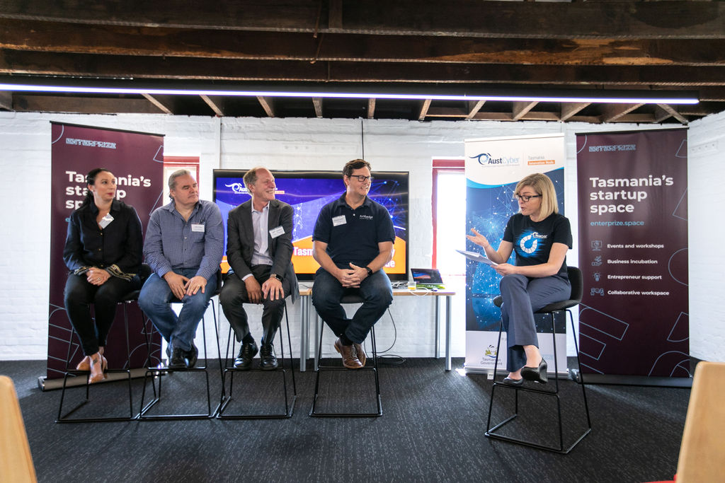 It's #GameOn for Tasmania! This morning we officially launched our Tasmania #CyberSecurity Innovation Node at <a href="/enterprizetas/">Enterprize</a> Macquarie House in #Launceston. Thanks to <a href="/bridgetarcher/">Bridget Archer</a>, <a href="/fergusonmichael/">Michael Ferguson</a>, our panelists &amp; the #OzCybers who attended. We look forward to working with you