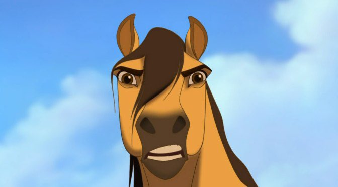 you peak in character design when you can make a horse look this good