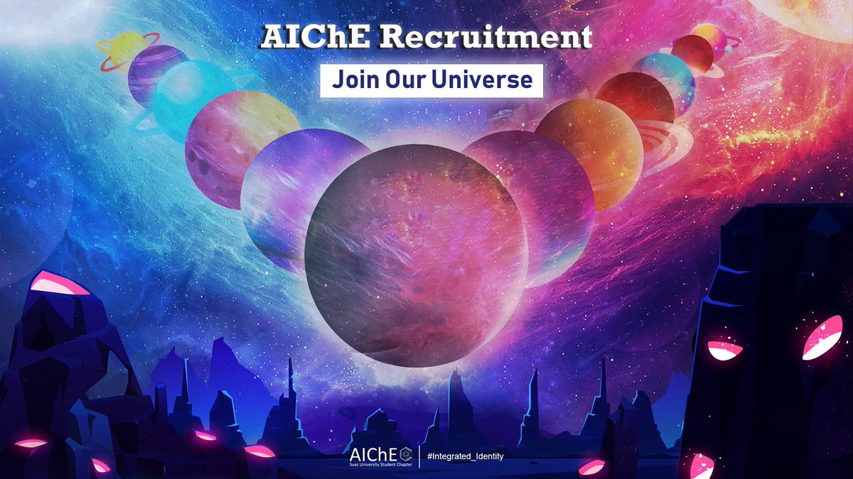 AIChESUSC's tweet photo. https://t.co/sPt8Hc5RMC
#AIChE_Recruitment
#Join_Our_Universe
#Integrated_Identity
#AIChE_SUSC https://t.co/h4Z31oq8qe