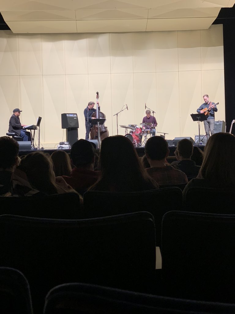 AOHSMusic's tweet photo. Starting off #IMEC2020 with a concert by the Viktor Krauss Group https://t.co/06tvBUFR0m