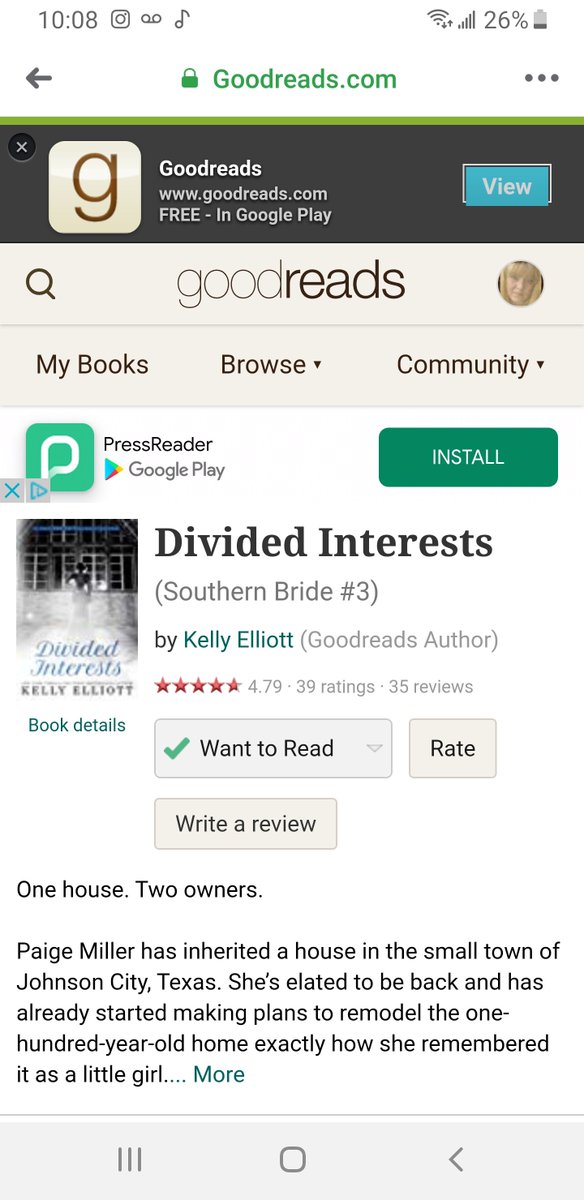Snadar21's tweet photo. @author_kelly @KirstyEMoseley @tinagephart Congratulations on your new release! https://t.co/7tEehUEbXO