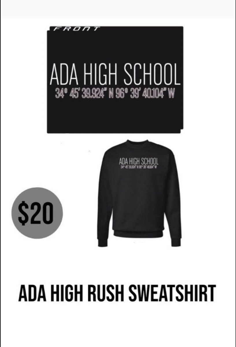 AdaHigh_StuCo's tweet photo. RUSH MERCH!! Contact any stuco member to order! https://t.co/WrDnTg4vy3
