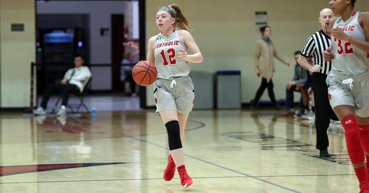 .<a href="/CatholicU_WBB/">CatholicU_WBB</a> senior Sydney Poindexter scored a game-high 21 points as the Cardinals posted a 77-54 Landmark Conference road win over Goucher Wednesday night at the Decker Center.

RECAP: catholicathletics.com/x/n8kje

#CatholicU #d3hoops