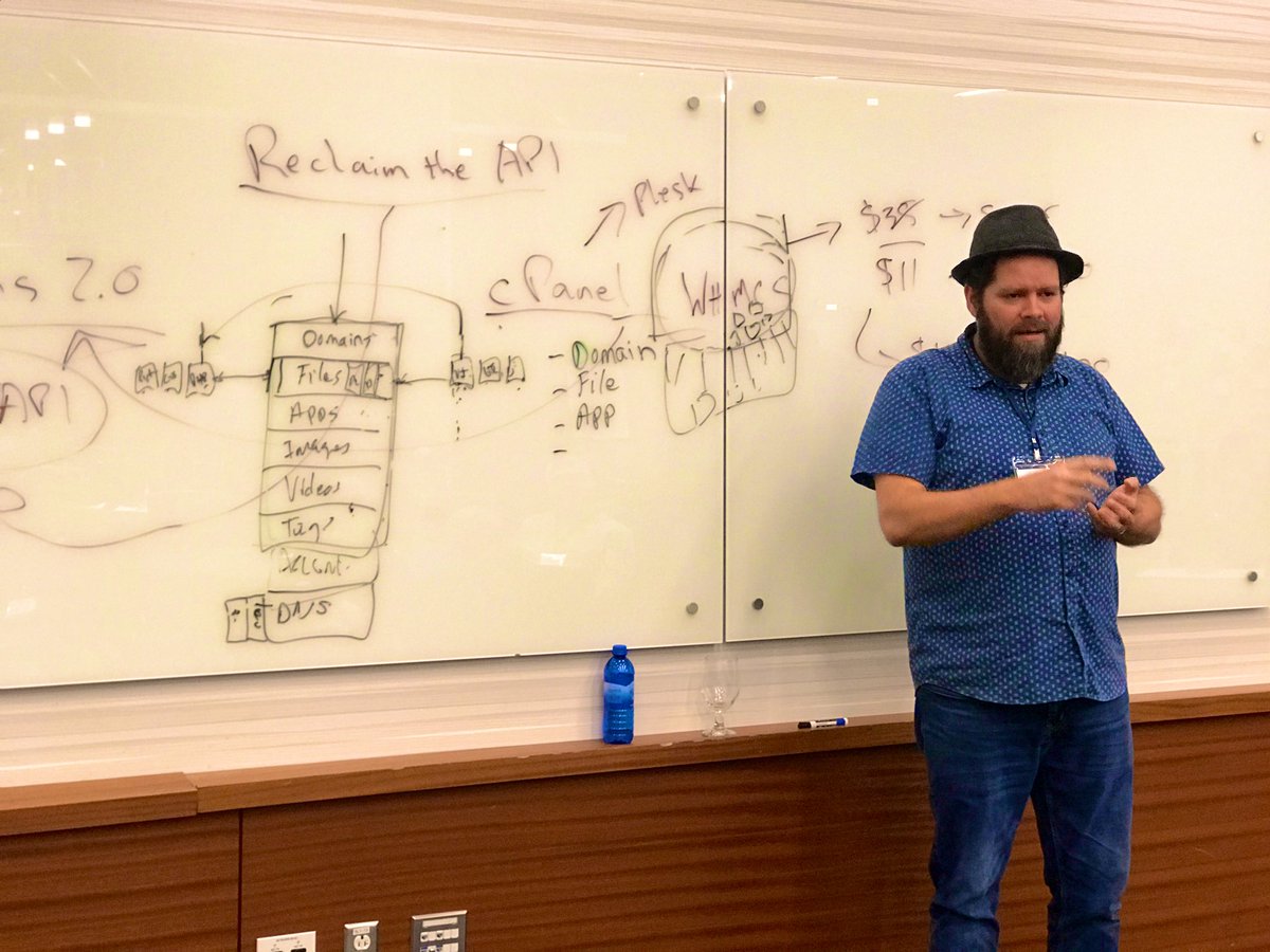 jimgroom's tweet photo. Hearing @kinlane talk about Reclaim the API makes me very, very happy! #univapi https://t.co/cnSNE2COUl