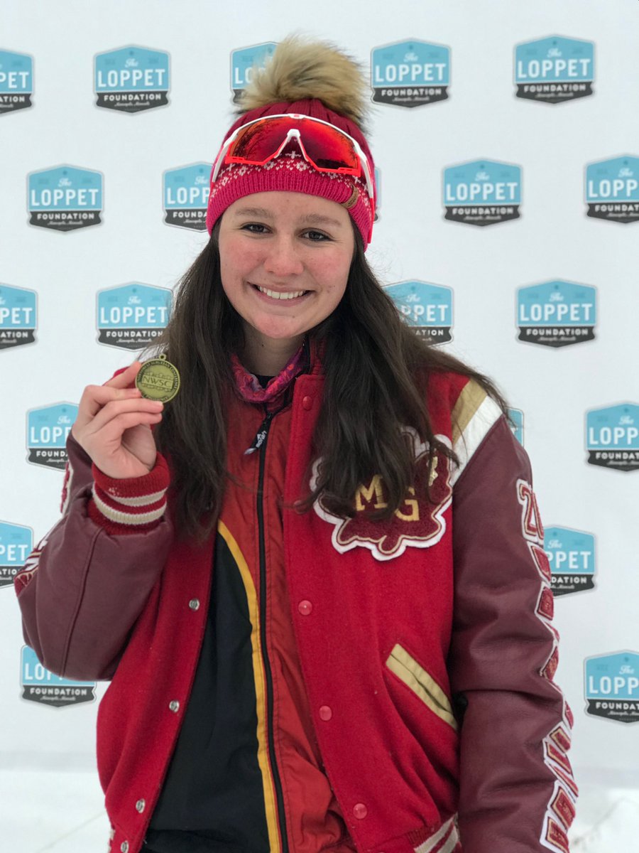 Also a great day for Christina Bolcer who won the individual conference title by over a minute and a half! Great skiing today!