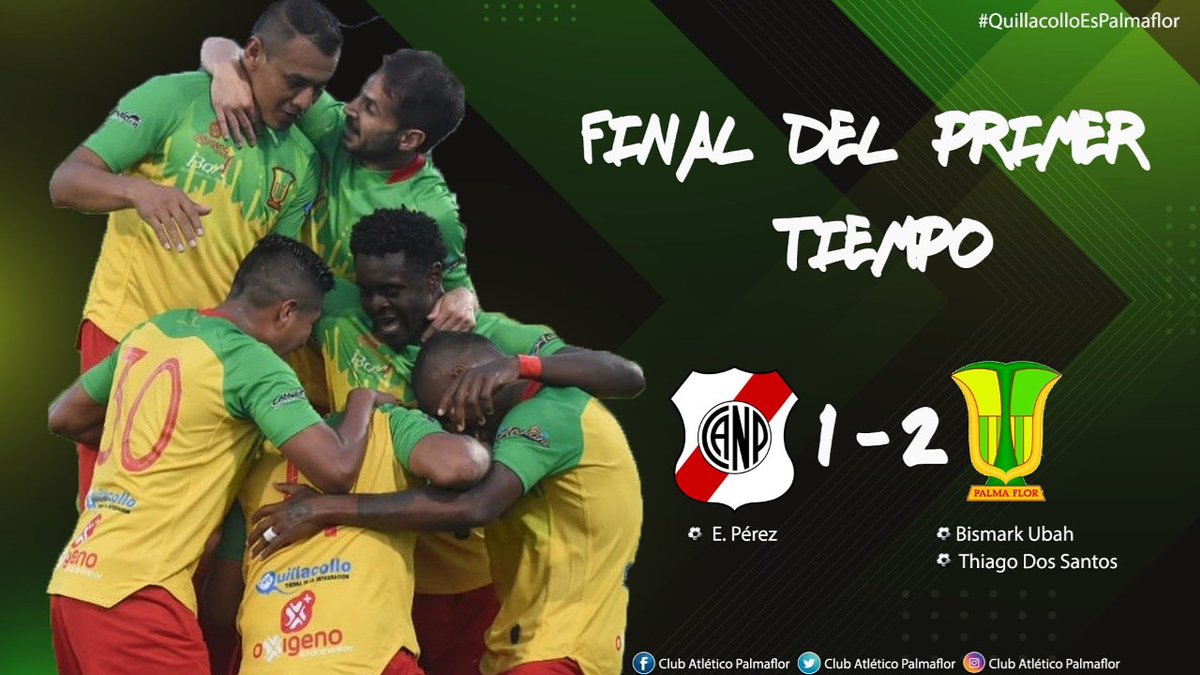 🔰 FINAL DEL PRIMER TIEMPO 🔰

Nacional Potosí 1 - 2 Palmaflor

#QuillacolloEsPalmaflor