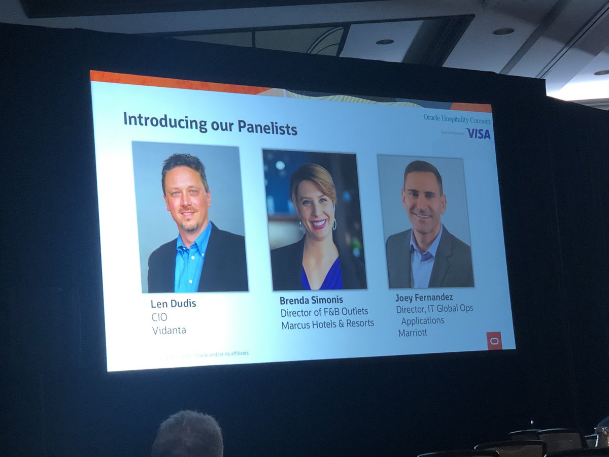 OracleHosp's tweet photo. โMoving to #SimphonyCloud was huge for us. All the updates can be made at one time, which definitely saves a lot of time.โ โBrenda Simonis, Director of F&B Outlets @MarcusHotels #OHConnectAMERICAS20 https://t.co/DLRtgAvy1H