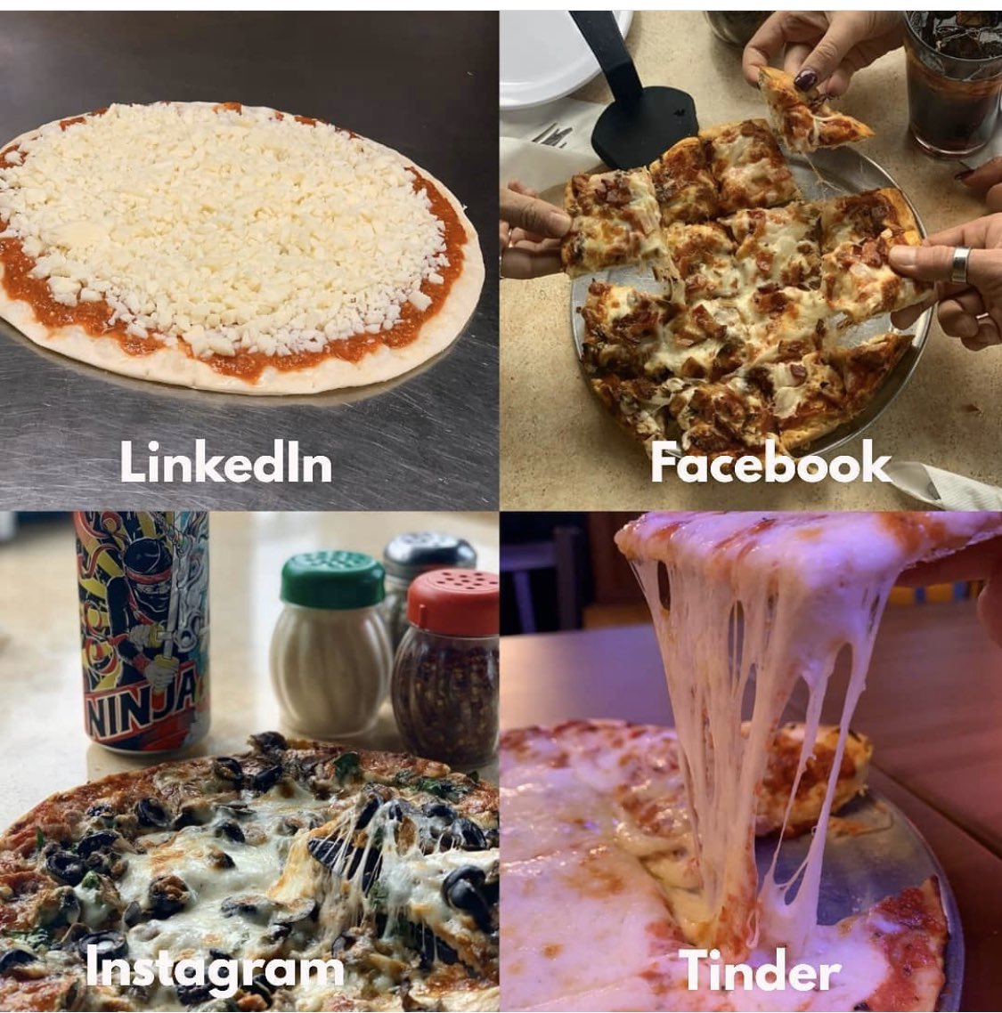 A pizza for all profiles on half-price pizza Wednesday 🍕#dollypartonchallenge  challenge accepted 👍