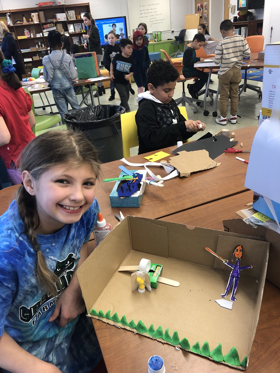 Creative minds putting finishing touches on their toy inventions in innovation lab <a href="/SEM_Dalers/">SEM Dalers</a> <a href="/SEMenrichment/">Mrs.DeTommaso</a>