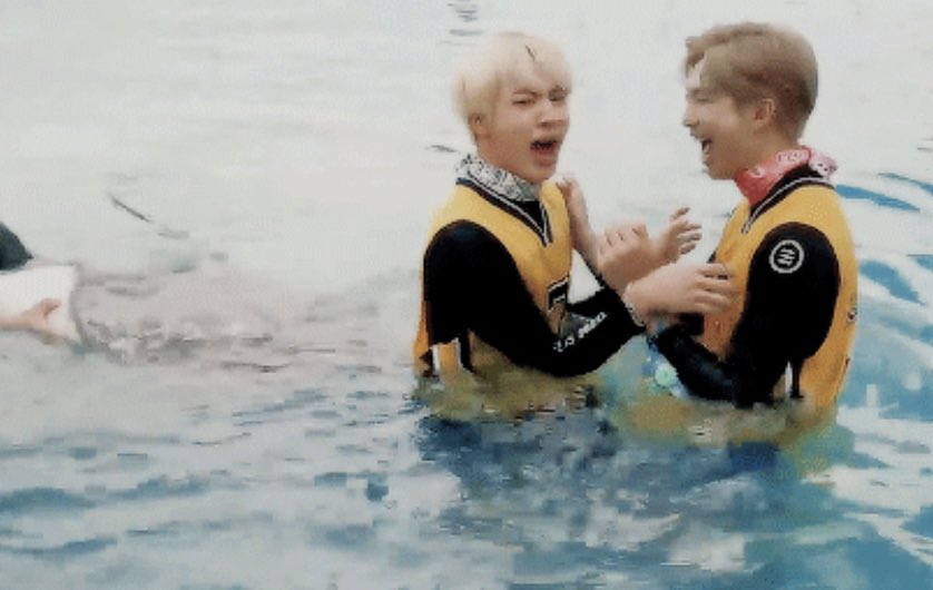 seokjinnie as hamtaro