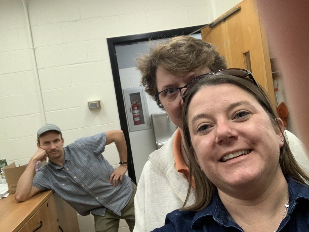 RecResourceServ's tweet photo. (part of) Your dedicated RRS team working overtime - prepping for #NCPRDC! See next week you in @WilmDowntown! https://t.co/w53V1zDB4C