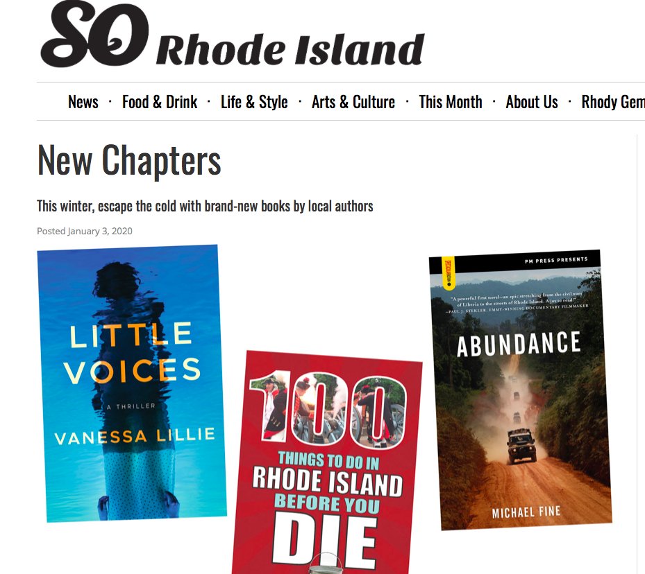 Vanessa Lillie (@vanessalillie) on Twitter photo Thank you <a href="/SO_RImag/">SO Rhode Island</a> & <a href="/robertisenberg/">Robert Isenberg (He/Him)</a> for including my debut thriller, Little Voices, in your winter must-reads from Rhody authors, including <a href="/JldoucetteBooks/">Joanne L Doucette</a>, <a href="/padmatv/">Padma Venkatraman #TheBridgeHome #BornBehindBars</a>, <a href="/barkminder/">Mark Binder - Writer, Storyteller, Nice Guy</a> & more! sorhodeisland.com/stories/new-ch…?
#thomasandmercer <a href="/AmazonPub/">Amazon Publishing</a> Thank you <a href="/SO_RImag/">SO Rhode Island</a> & <a href="/robertisenberg/">Robert Isenberg (He/Him)</a> for including my debut thriller, Little Voices, in your winter must-reads from Rhody authors, including <a href="/JldoucetteBooks/">Joanne L Doucette</a>, <a href="/padmatv/">Padma Venkatraman #TheBridgeHome #BornBehindBars</a>, <a href="/barkminder/">Mark Binder - Writer, Storyteller, Nice Guy</a> & more! sorhodeisland.com/stories/new-ch…?
#thomasandmercer <a href="/AmazonPub/">Amazon Publishing</a>