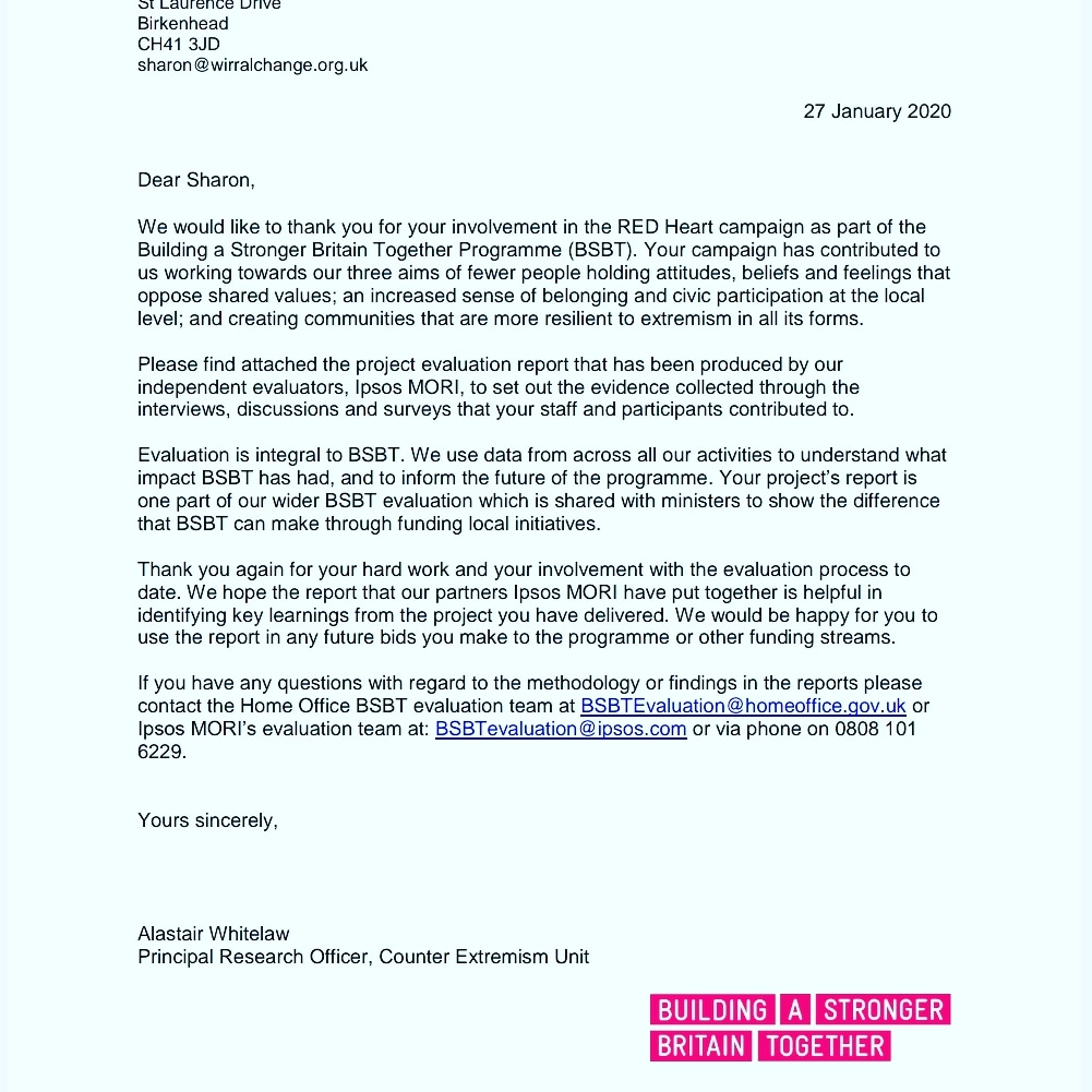 TheRedHeartCam1's tweet photo. Wow, we are really grateful to be recognised for our hard work with the RED Heart Campaign for #Respect #Equality and #Diversity ❣ Support from our communities has been AMAZING!! And a massive thank you to everyone who supports us!! ❤

#BSBT #Prevent #StopTheHate @EquilibriumNw https://t.co/cUBBeYx626