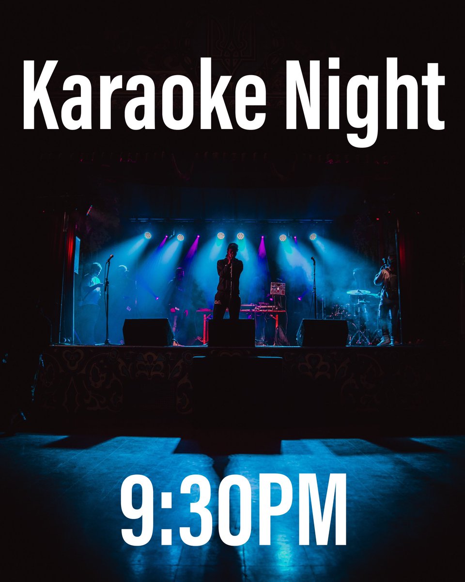 It’s karaoke night!

Test out your new hit single tonight at 9:30!

📸: unsplash.com/@amshootr

#forthegoodtimes #chiefstavern