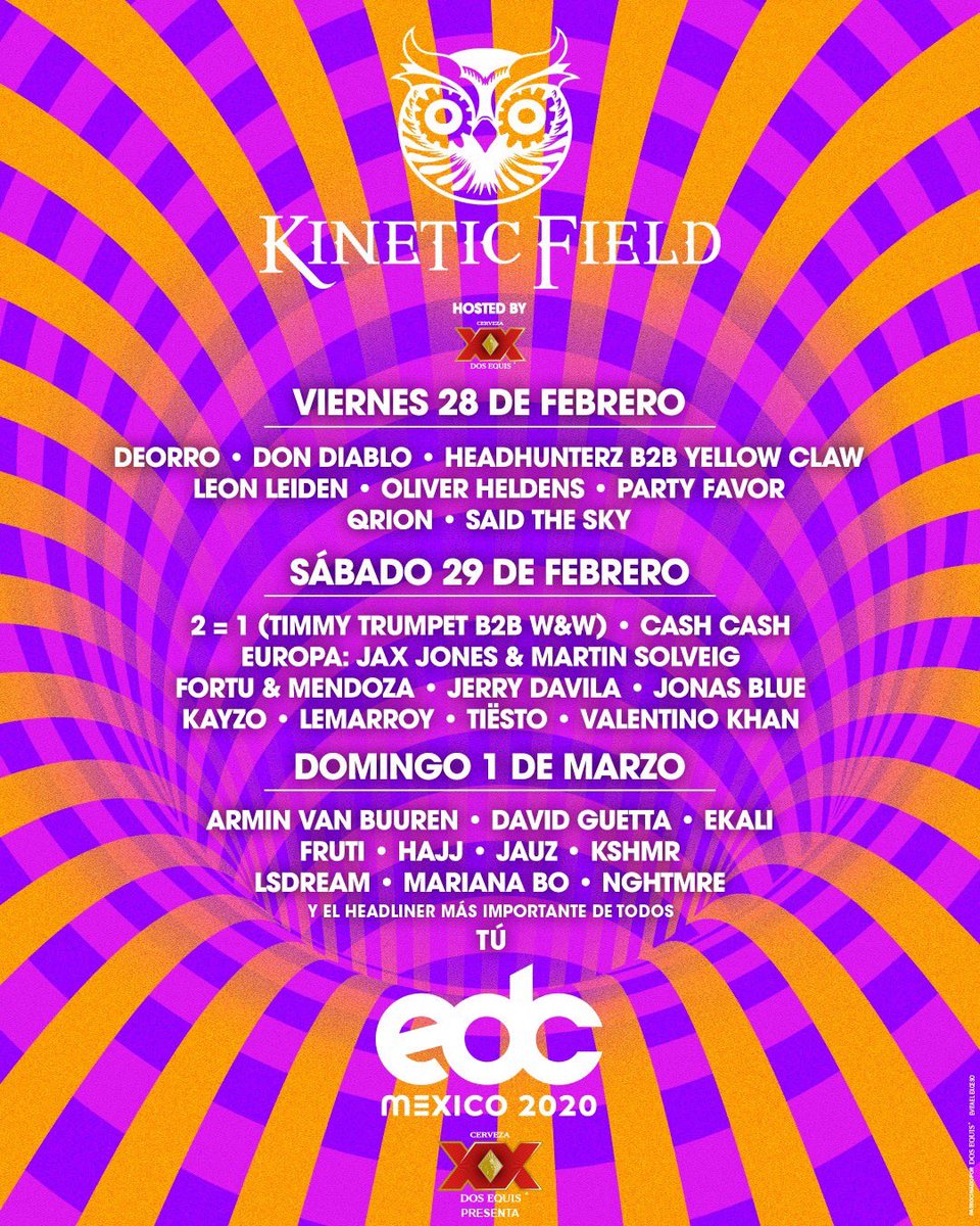 Freebot_music's tweet photo. NOS VEMOS EL DOMINGO EN #kineticfield @EDC_MEXICO 🚀🔋 
¿Listos para el mejor set de la historia como @FRUTidjs? 🍌🍓🍇 https://t.co/b6lWZqmxL4