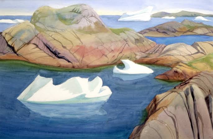 ClaudMang's tweet photo. Doris McCarthy  1910-2010  Canadian Artist https://t.co/LrgEmBDOWM