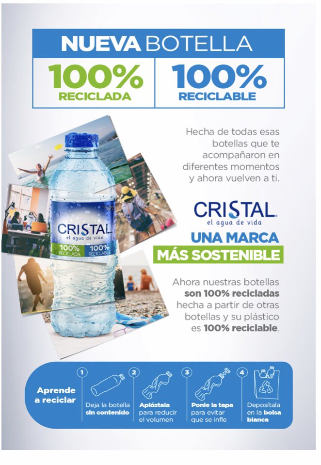 l_felipetorres's tweet photo. Dos excelentes noticias nos trae la industria de bebidas #ANDIBebidas. @CocaColaLC y @postobonoficial ponen en el mercado botellas con 100% PET reciclado. Acciones y resultados concretos como ejemplo exitoso de economía circular ♻️. Felicitaciones! @ANDI_Colombia https://t.co/VHpu9qfoyY