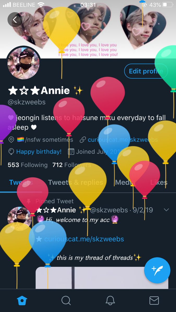 skzweebs's tweet photo. it's my birthday 🥺🥺🥺🥺🥺🥺 Im a grandma now 😭😭😭 https://t.co/OAgxCYPuhx