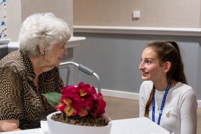 YopeyCharity's tweet photo. COMPARING LIVES
Edna told me about her life in Wales & about her son's civil engineering career. We talked about my future. I also took part in the care home's song & dance.
#BeaconForBefriending #IWill #EndLoneliness #DementiaAware #AgedCare #NoGenGap #NoGenerationGap https://t.co/P7dhvBLe1N