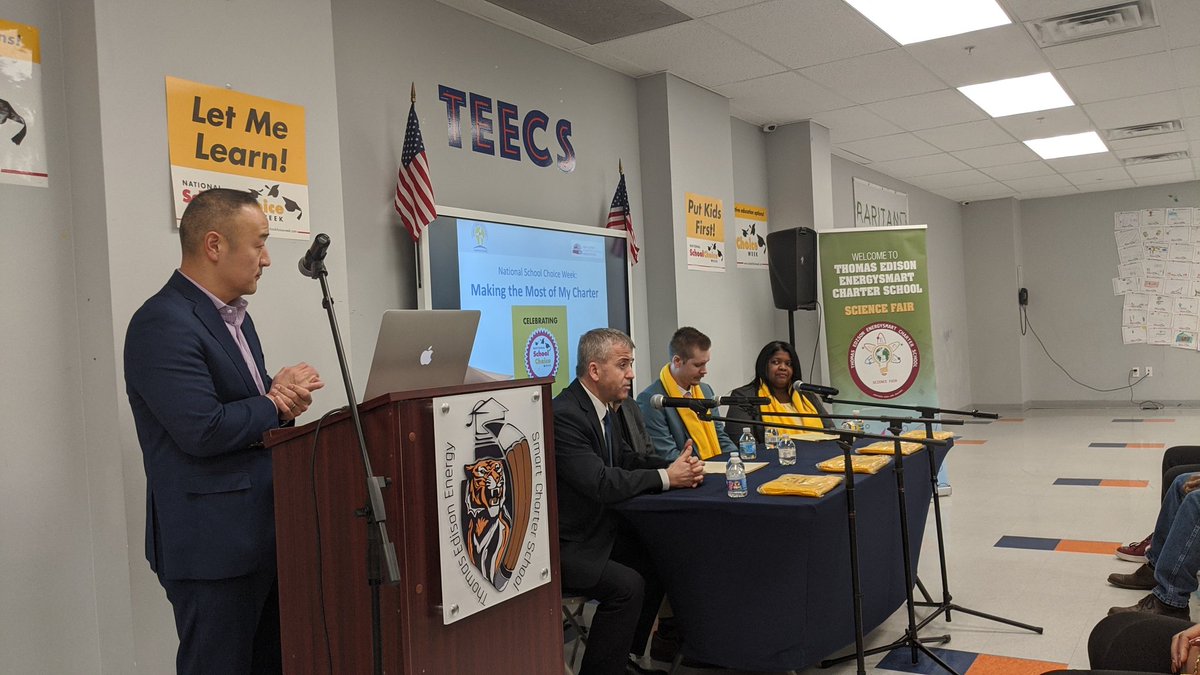 EnergySmartCS's tweet photo. @EnergySmartCS is grateful to have Mr Guvercian @nguvercin CEO of @ilearnschools here with us at the #TEECS parent academy to discuss #schoolchoice and how #charterschangelives @NJCSA https://t.co/SVcjkvRB67