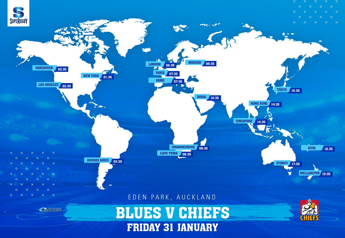 @SuperRugby RD#1
NOT LONG NOW

#BLUvCHI kick-off the 25th year of Super Rugby

#SuperRugby25years