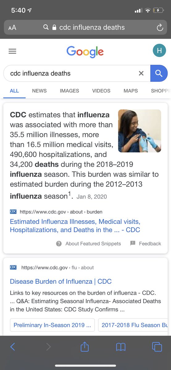 gulickhannah's tweet photo. the problem with people is that they are scared of a virus that 5 out of 372 million americans have got but won’t get their flu shot whenever it kills thousands every flu season. they’re not scared of illness—theyre scared of the news. https://t.co/oA7uiMsqj8