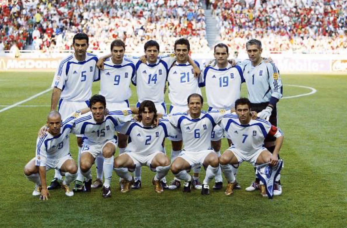 RoussosAlex's tweet photo. @ChampionsLeague When this team win the Euro in 2004 ❤️ https://t.co/eNcnmJZ4Ac