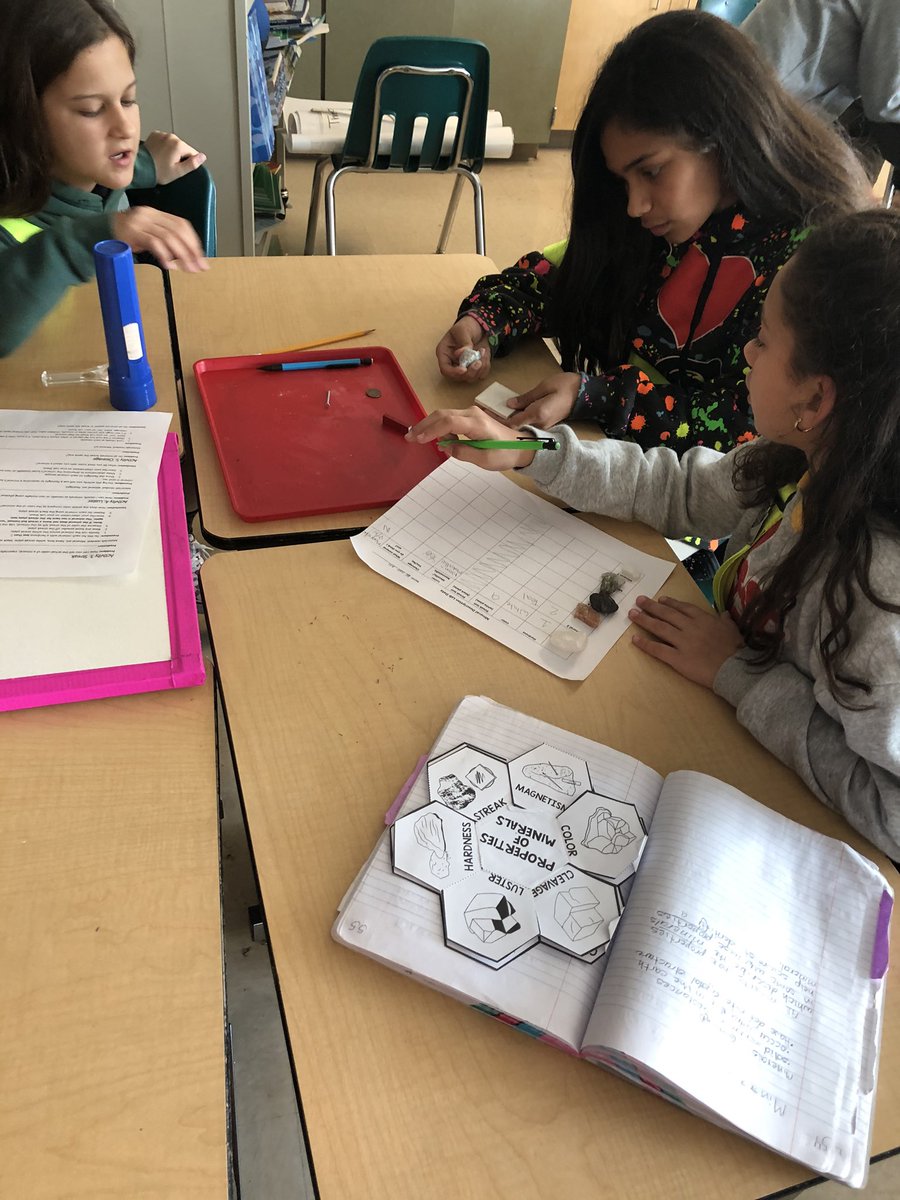 katheidrich's tweet photo. Identifying properties of minerals @MeadowParkEl #sciencetutorial https://t.co/81AuCVVZR8
