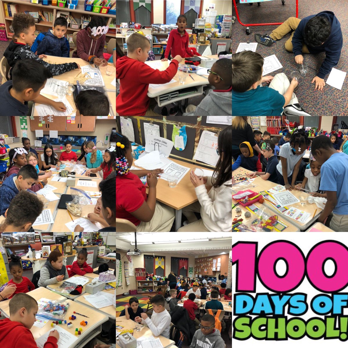 mrsgrisham3's tweet image. @Harding_School #schk12
Happy #100thDayOfSchool 
We helped Mrs. Trubach’s 2nd graders with some 100 day activities. 😊😊😊