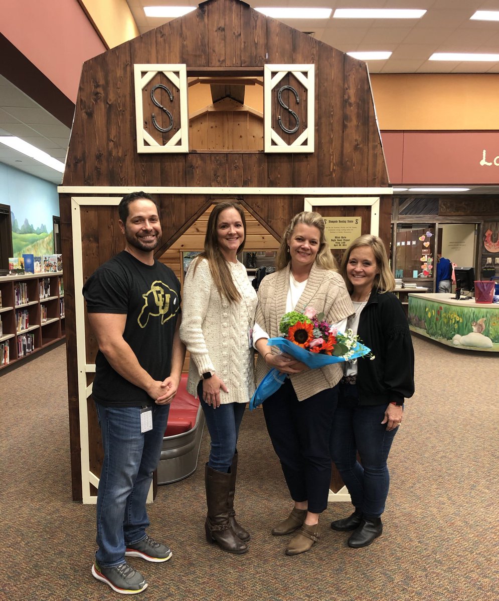 StanleyStampede's tweet photo. Congratulations to our Teacher of the year Mrs. Melanie Borowski @mjbkaty . We are so proud of you. Also we want to congratulate all the teachers nominated this year. SSE is so blessed to have you all. You all are “AMAZING” #ilovesse #teacheroftheyear #rootedintoexcellence https://t.co/KGrezcNI8u