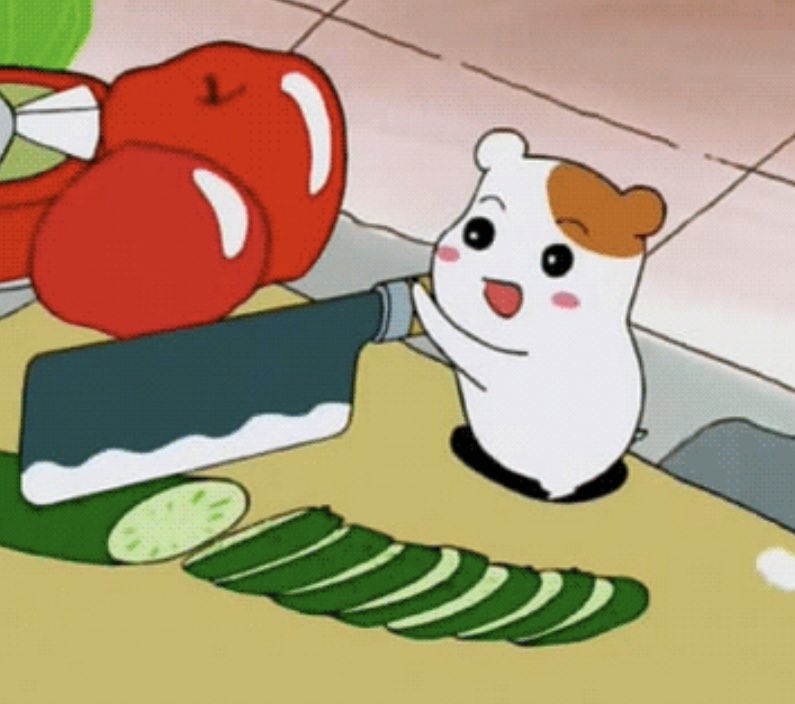 seokjinnie as hamtaro