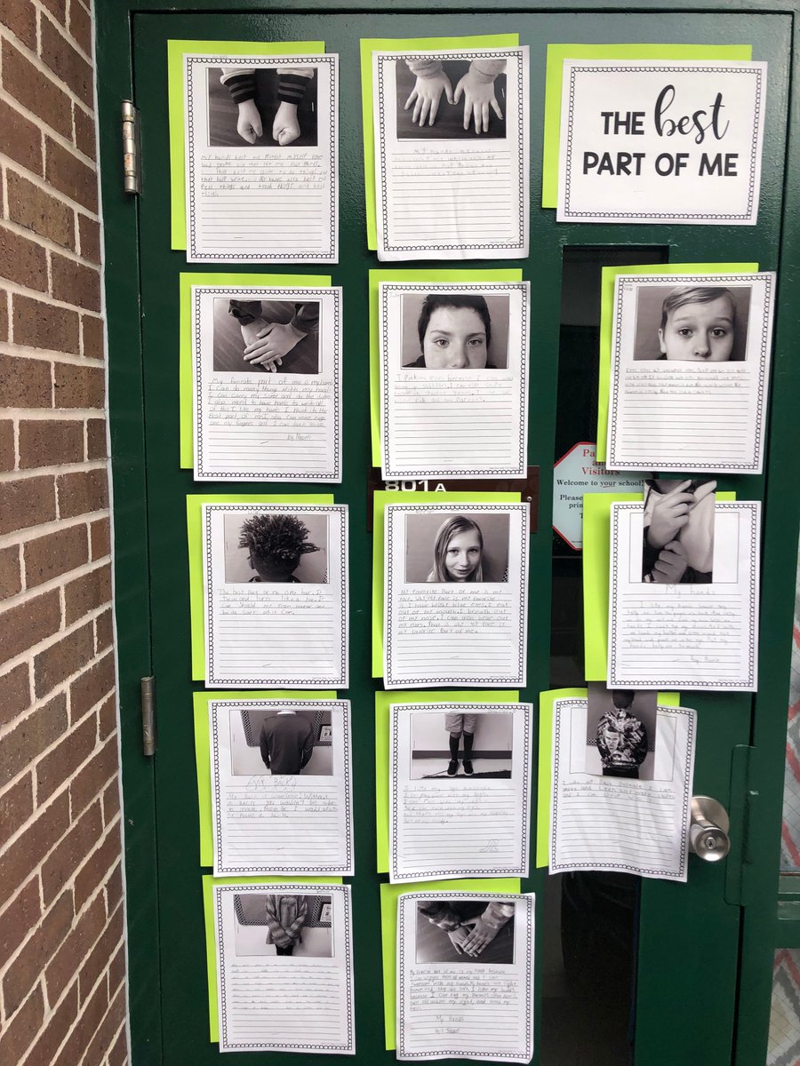 sparksmate's tweet photo. This week was Literacy Week. We decided to tie it in with SEL. You have to love yourself to love others. That is why we wrote poems that go with the book "The Best Part of Me". @sugarmillpride #learninginaction https://t.co/oOuVPWTg3B