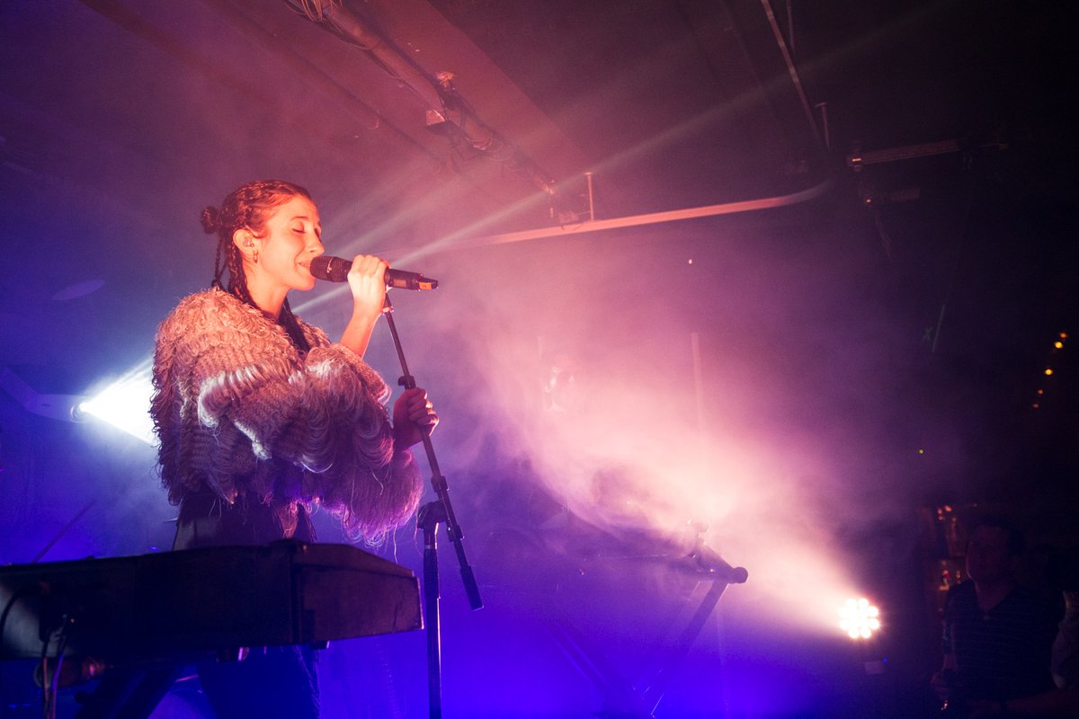 Nicole Miglis is often recognized as the vocalist for Hundred Waters, but is paving a separate path of dreamy, controlled chaos with her solo project, Batry Powr. Come see her live at Changeville on February 7th! ⚡