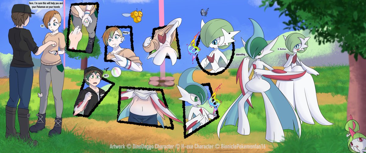 Special Mega Gardevoir/Gallade Tf Cell Commission Gift for. 