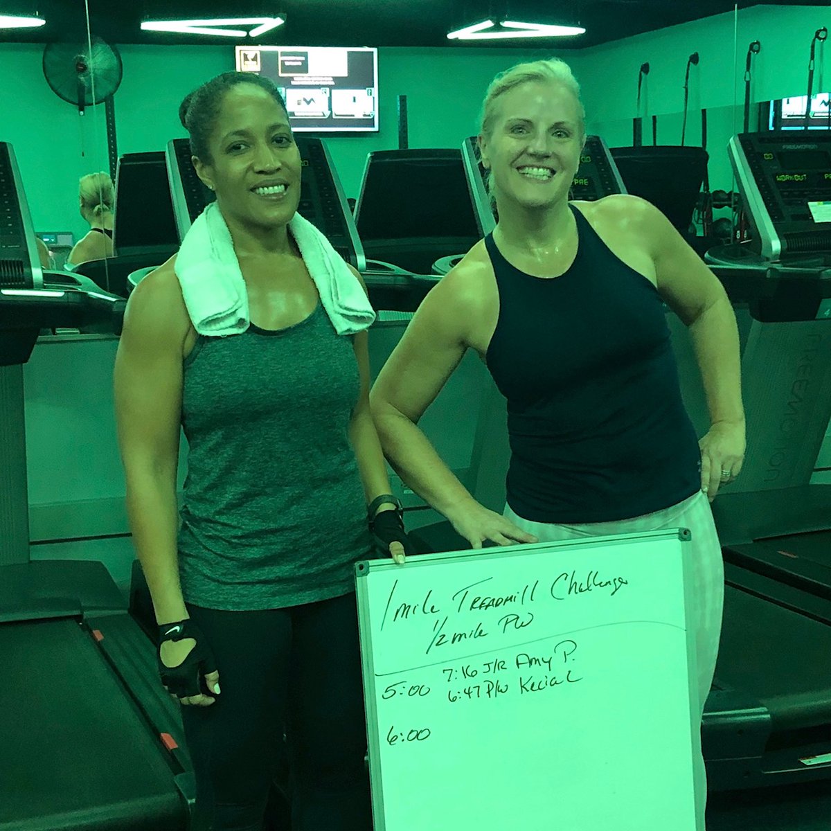 Rev365F's tweet photo. 🏃🏃🏃CONGRATS TO OUR PEAK PERFORMERS🏃🏃🏃

Everyone that participated was on 🔥🔥🔥!!!  

1 mile on the treadmill never looked so good.  Keep pushing yourself every day to get better and great things will come. https://t.co/R9J7IjPcKx