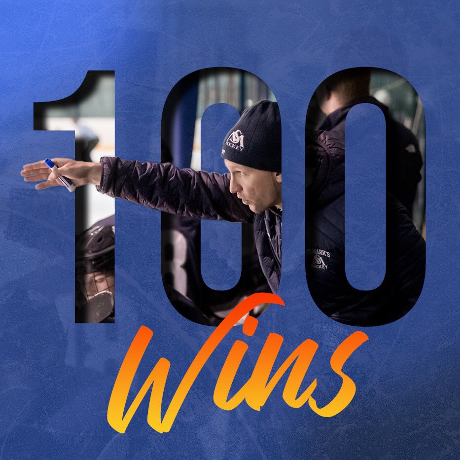 Congrats on 100 wins to our very own <a href="/CarlCorazzini/">Carl Corazzini</a> thank you for everything you’ve done for the program. On to the next one!
