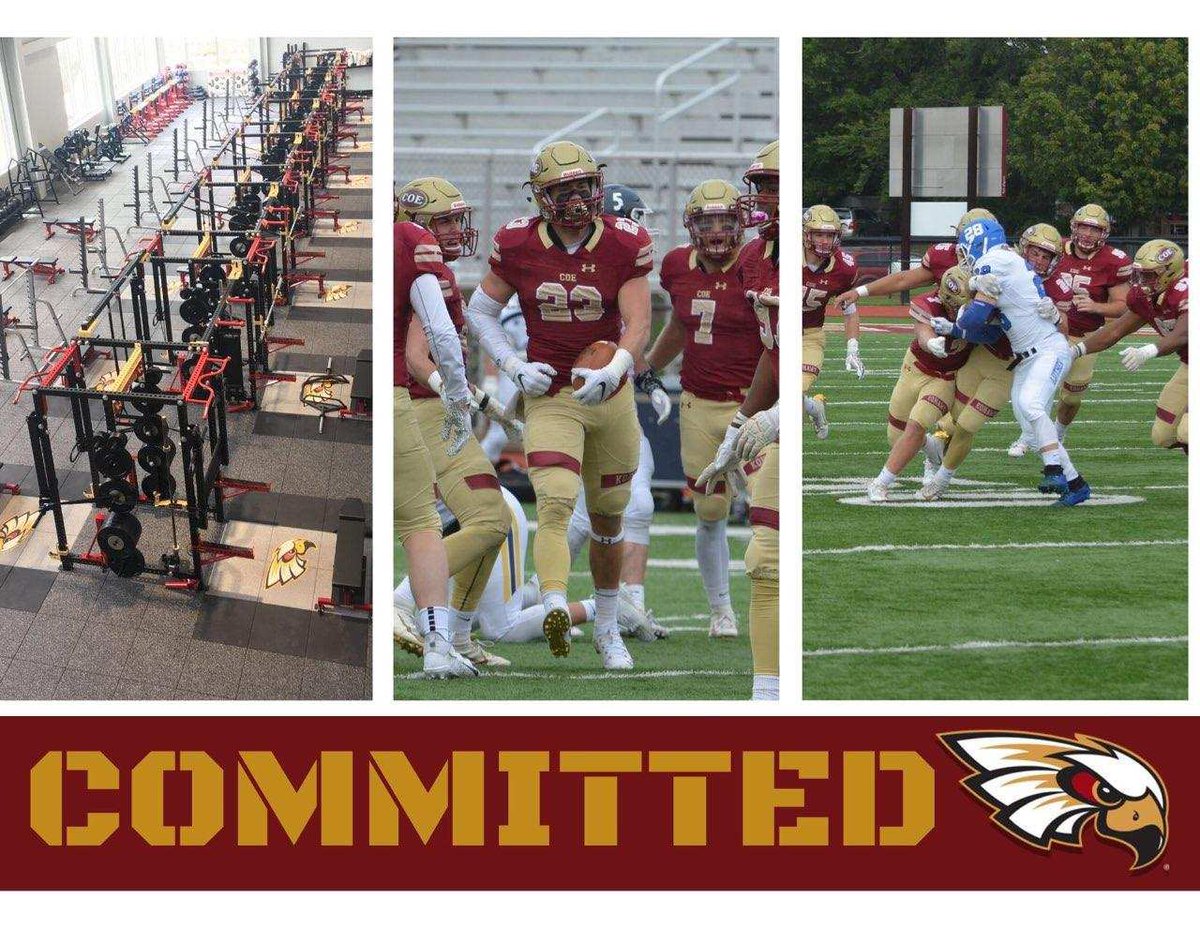 JOostendor's tweet photo. I am very blessed and excited to announce my commitment to play football for Coe College!! BIG thank you to my friends, family, teammates and coaches for getting me to where I am today! @KohawksFootball @CodyBaethke #KohawkNation https://t.co/oRnX4W1aHg