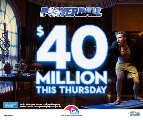 Powerball is $40million tonight. Have you got a ticket? We are open till 6pm so plenty of time to get yourself an entry. 
#Powerball #millions #needaticket #THURSDAY