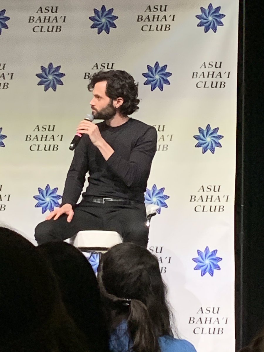 My view of @PennBadgley Saturday night. Explaining love and relationships at ASU. Thank you so much for taking time to be here! #pennbadgley #ASU #meaningfulconversations ❤️