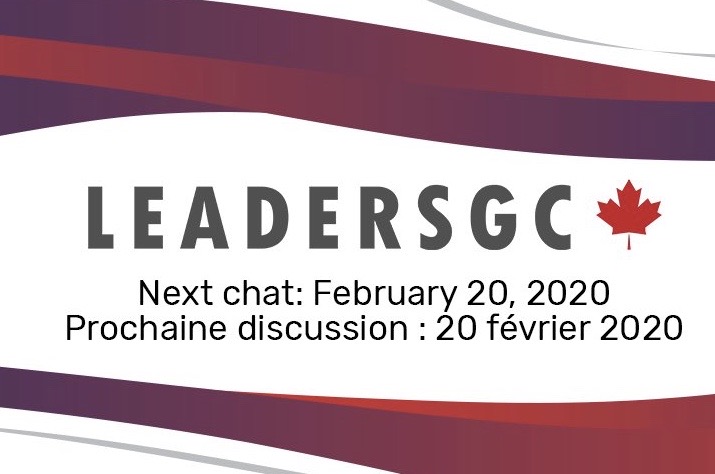 LeadersGC's tweet photo. #MarkYourCalendars:  #LeadersGC is preparing an exciting chat for February 20! 

#NotezLaDate: Notre équipe vous prépare une discussion palpitante pour le 20 février! https://t.co/cIkdss1eAX